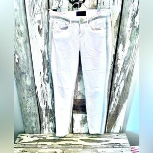 Vince size 25 white w/ gray side jeans Dylan skinny